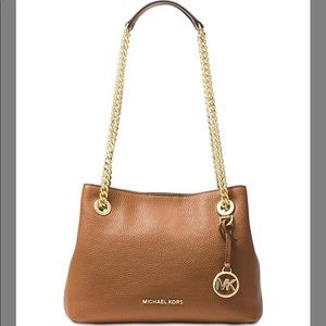 NWT Michael Kors Jet Set Bag In Acorn
